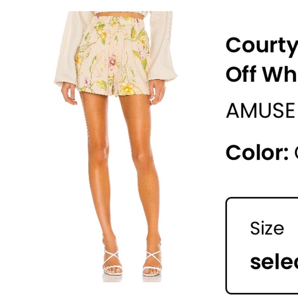 Amuse Society - Courtyard Woven Short